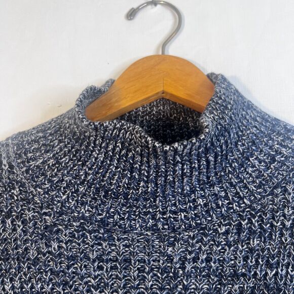 Victorias Secret Knit Pullover Sweater Mock Neck Front Pockets Fitted Size Small - Picture 3 of 9